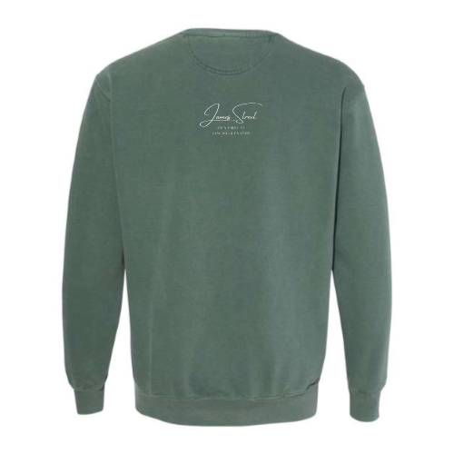 JamesStreetMedSpaTeam - Pigment-Dyed Crewneck Sweatshirt v1