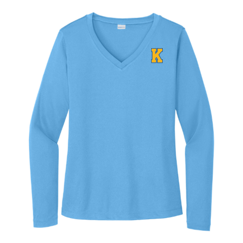 Kearsarge - Sport Tek Ladies Long Sleeve V Neck Competitor Tee