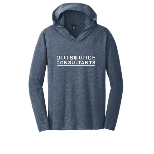 OutsourceConsultants - District Made Mens Perfect Tri Long Sleeve Hoodie