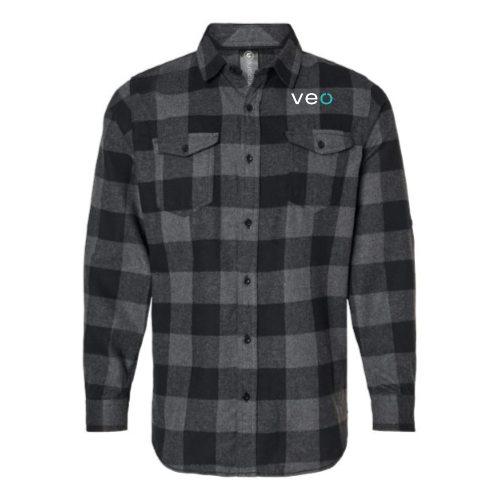 Veo - Yarn-Dyed Long Sleeve Flannel Shirt