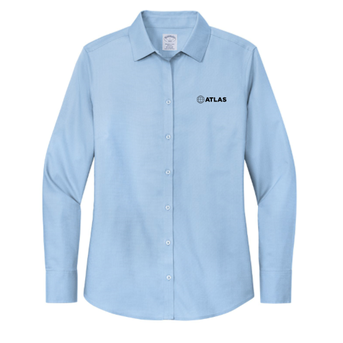 Atlas Mobility - Brooks Brothers Women's Wrinkle-Free Stretch Nailhead Shirt v5