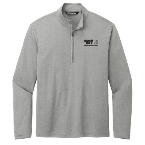 BayouCityHospice - TravisMathew - Men's Coto Performance Quarter-Zip - Grey