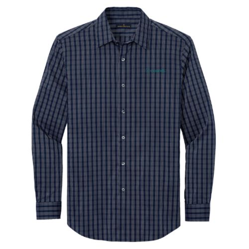 Navy Blazer/ White Grid Check