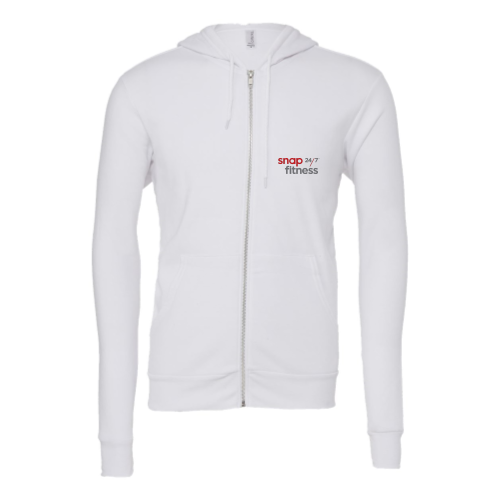 SnapFitness - Unisex Sponge Fleece Full-Zip Hooded Sweatshirt