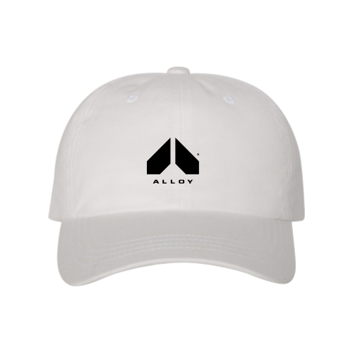 AlloyPersonalTraining - YP Classics - Dad Hat - White