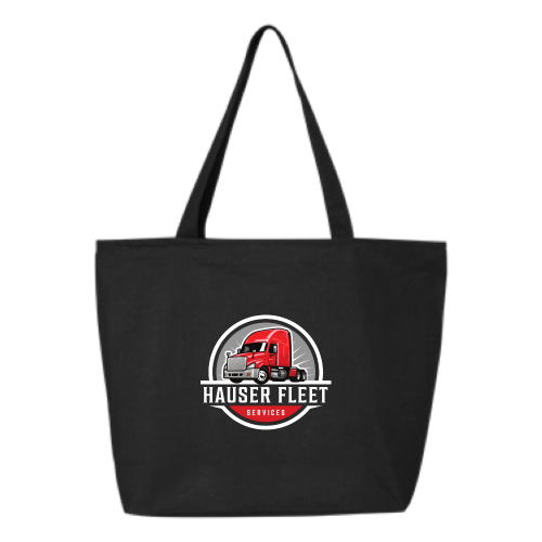 HauserFreightandLogistics - 24.5L Canvas Zippered Tote