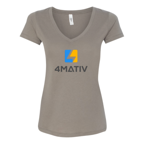 4MATIV - Next Level - Womens V-Neck 1540