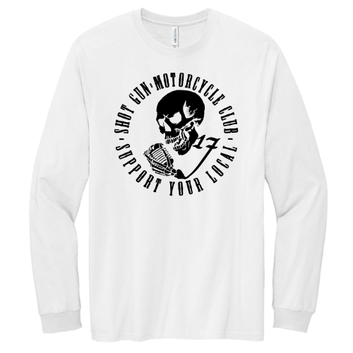ShotGunLawEnforcementMC - Volunteer Knitwear Chore Long Sleeve Tee USA-Made V3 "Support Your Local"