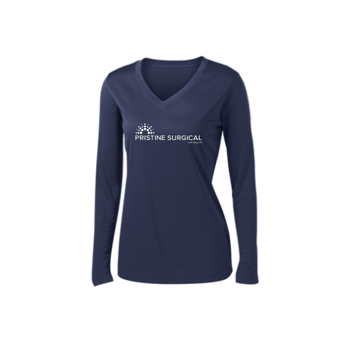 PristineSurgical Sport-Tek Ladies Long Sleeve V-Neck Competitor Tee