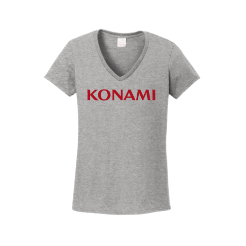 Konami - Gildan Ladies Heavy Cotton 100% Cotton V-Neck T-Shirt