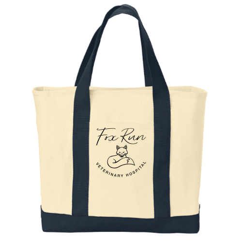 FoxRunVeterinary - Port & Company 2-Tone Shopping Tote