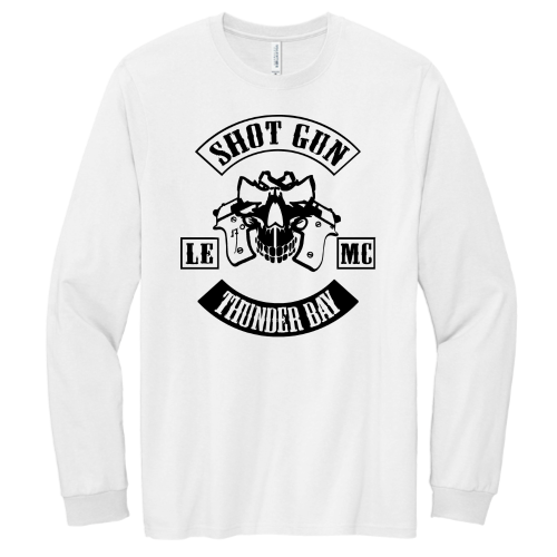 ShotGunLawEnforcementMC - Volunteer Knitwear Chore Long Sleeve Tee USA-Made V1 "Thunder Bay"