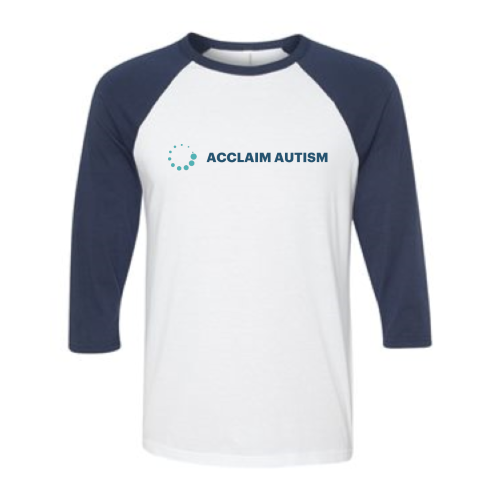 AcclaimAutism - Three Quarter Sleeve Baseball Tee