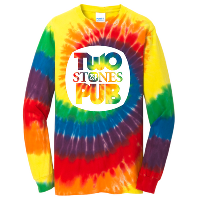 TwoStonesPub - Port & Company Essential Tie-Dye Long Sleeve Tee v2