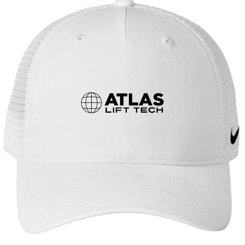 AtlasLiftTech - Nike Snapback Mesh Trucker Cap White