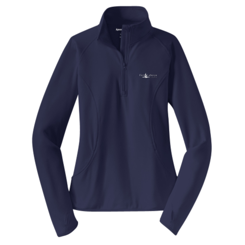 FirstLutheranChurch - Sport-Tek Ladies Sport-Wick Stretch 1/2-Zip Pullover