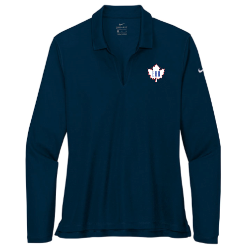 Eason Nike Ladies Dri-FIT Long Sleeve Polo