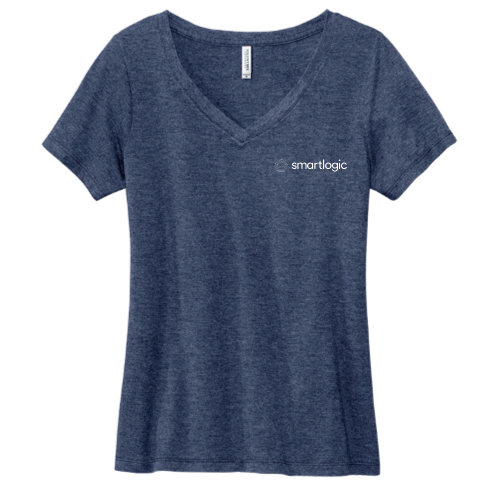 SmartLogic - Volunteer Knitwear - Women's Daily V-Neck Tee USA-Made