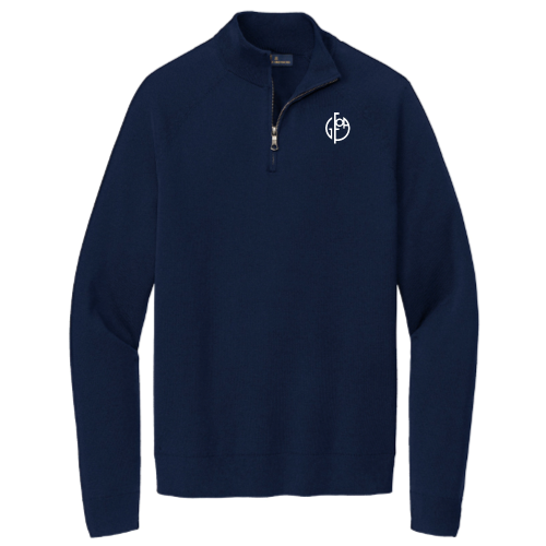 GFOA - Brooks Brothers Cotton Stretch 1/4-Zip Sweater