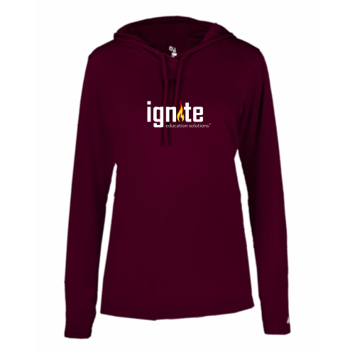 Ignite - B-Core L/S Women's Hood Tee v2