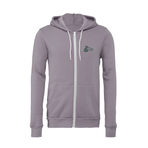 Zu - Unisex Sponge Fleece Full-Zip Hooded Sweatshirt
