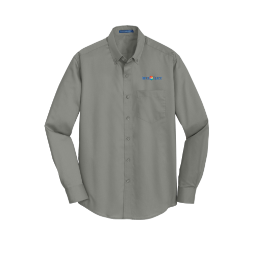 Innerspace Mens Twill Button Up Shirt
