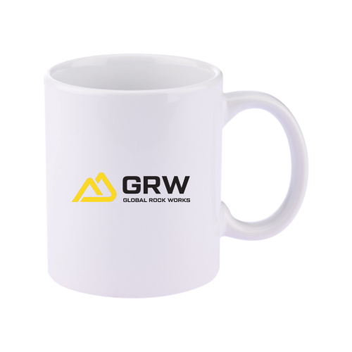 GlobalRockWorks - 11oz Basic C Handle Ceramic Mug