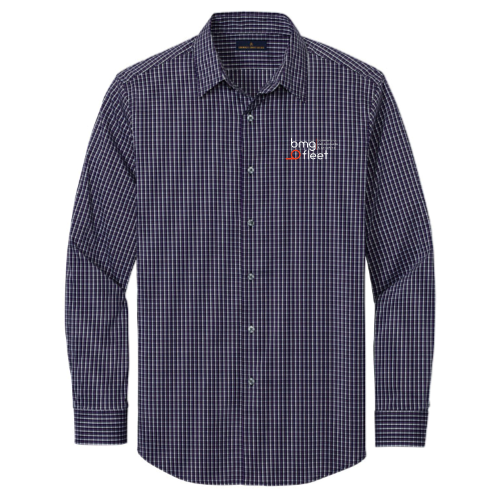 BMGFleetInstallations - BBrooks Brothers Tech Stretch Patterned Shirt
