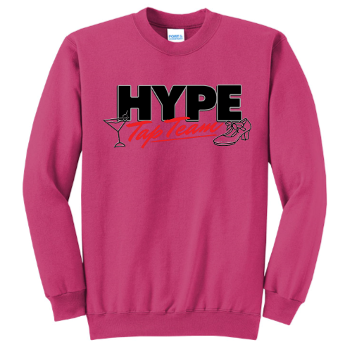Hype Tap Team - Port & Company Classic Crewneck Sweatshirt - v2