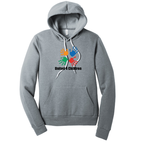 United4Children - Unisex Poly/Cotton Hooded Pullover Sweatshirt