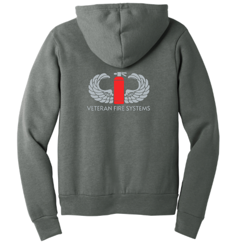 VeteranFireSystems - Unisex Poly/Cotton Hooded Pullover Sweatshirt