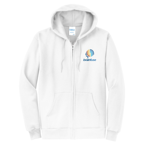 Brainfuse - Port & Company Classic Full-Zip Hooded Sweatshirt