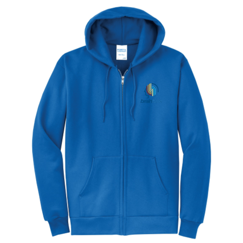 Brainfuse - Port & Company Classic Full-Zip Hooded Sweatshirt