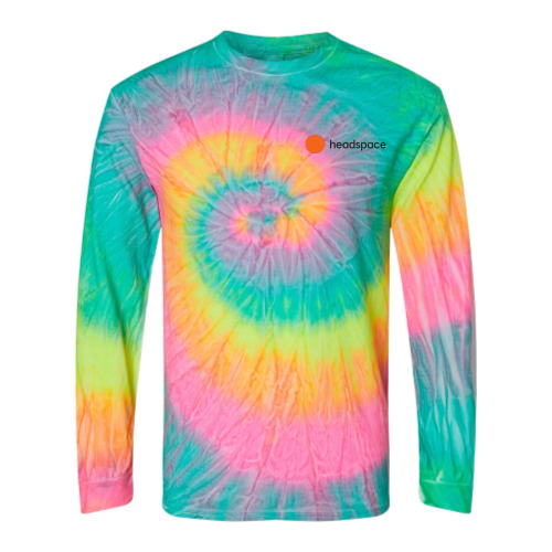 Headspace - Tie-Dyed Long Sleeve T-Shirt - v1