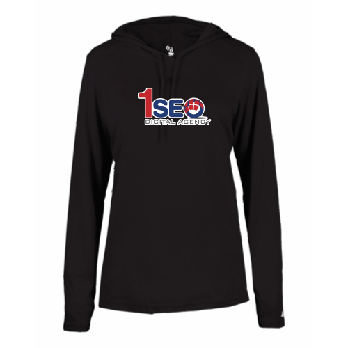 1SEO - B-Core LS Womens Hood Tee