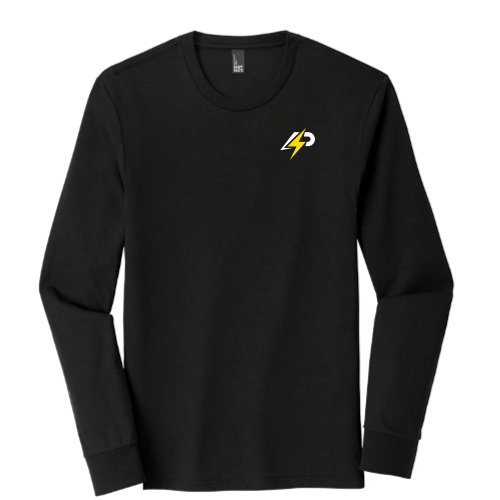 Powersolsolar - District Made Mens Perfect Tri Long Sleeve Crew Tee