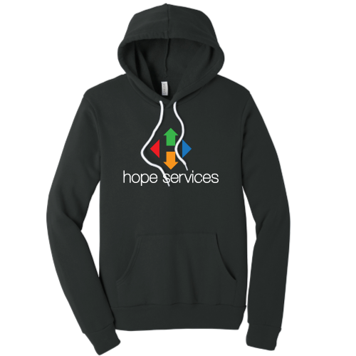 HopeServices - Unisex Poly/Cotton Hooded Pullover Sweatshirt