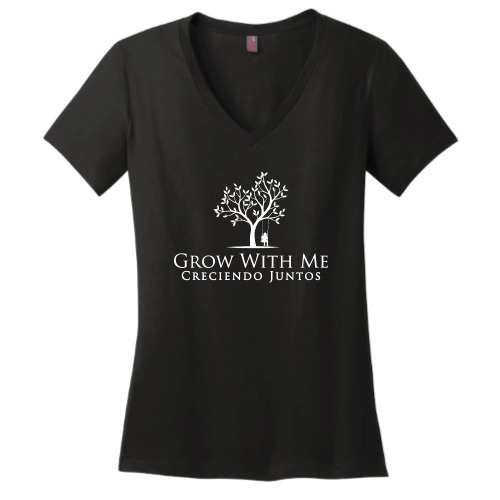GrowWithMe - District Made Ladies Perfect Weight V-Neck Tee