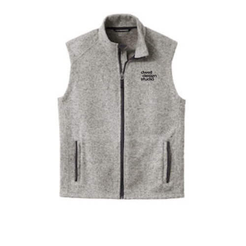 DwellDesignStudio - Grey Sweater Fleece Vest