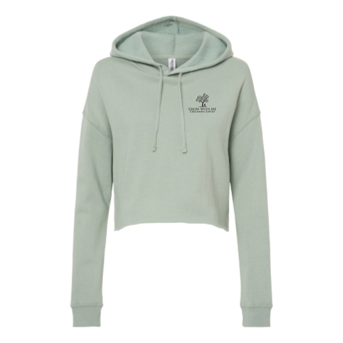 GrowWithMe - Independent Trading - Crop Hoodie