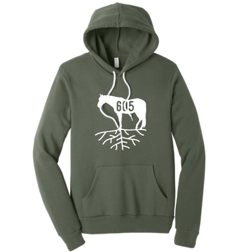 605roots - Unisex Poly/Cotton Hooded Pullover Sweatshirt