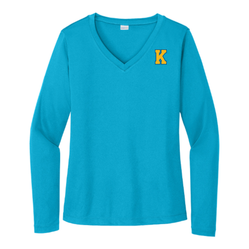 Kearsarge - Sport Tek Ladies Long Sleeve V Neck Competitor Tee