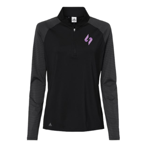 Snapattack - Women's Stripe Block Quarter-Zip Pullover