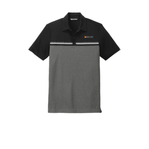29Bison TravisMathew Men's Sunset Blocked Polo - Black/Grey