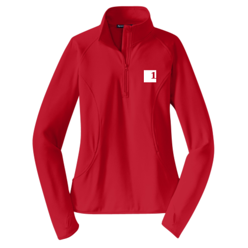 SquareOne - Sport-Tek Ladies Sport-Wick Stretch 1/2-Zip Pullover v2