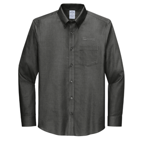 UnpackedCare - Brooks Brothers Wrinkle-Free Stretch Nailhead Shirt - EMB