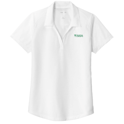FinancialConcepts - Sport-Tek Ladies PosiCharge Tri-Blend Wicking Polo