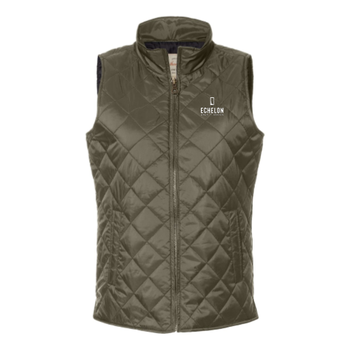 EchelonAD - Women's Vintage Diamond Quilted Vest
