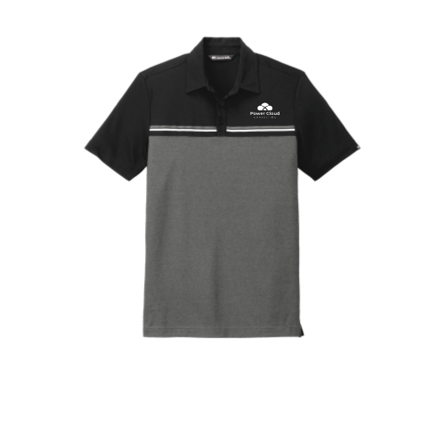 PowerCloud Sunset Blocked Polo