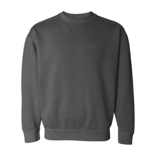 ReviveRX - Embroidery - Comfort Colors Pigment-Dyed Crewneck Sweatshirt - v3